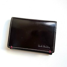 Paul Smith Authentic Leather business card case cordovan beautiful luxury