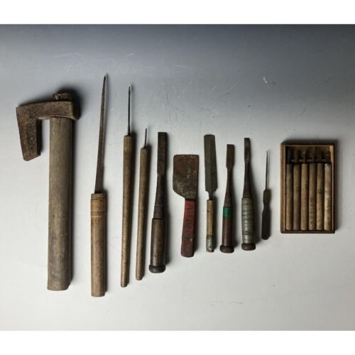 Vintage Japanese Carpenter Tool Set – 10 Hand Tools