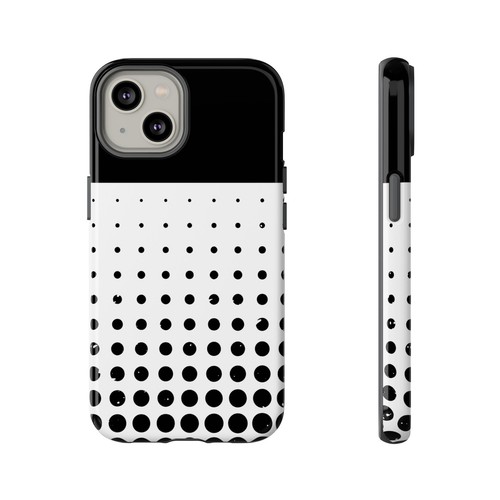 Robuste Handyhülle schwarz & weiß gepunktet für iPhone, Samsung Galaxy, Googl Pixel - Bild 60 von 285