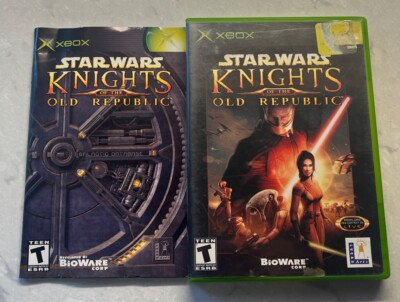 Star Wars: Knights of the Old Republic (Microsoft Xbox, 2003) w/ Manual TESTED