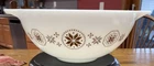 Vintage Pyrex TOWN and COUNTRY Nesting Cinderella BOWL Brown 444 Snowflake 4 QT