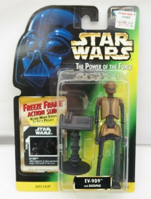 Star Wars Power of The Force EV-9D9 Action Figure w/ Datapad  TY