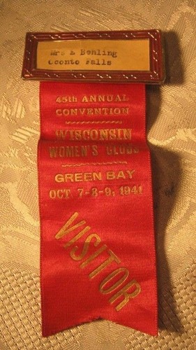 Jahrestagung 1941 Wi Bund der Frauenvereine Green Bay Bruderband