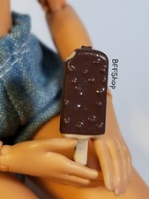 NEW CHOCOLATE ICE CREAM BARBIE MINI FOOD ACCESSORY DOLLHOUSE PLAY PRETEND PANTRY