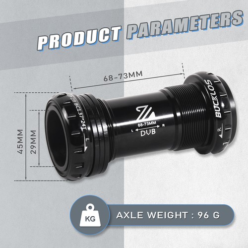 BUCKLOS Bicicleta MTB de Carretera DUB29mm BB 68/73mm Soporte Inferior Herramienta Roscada para SRAM - Imagen 2 de 15