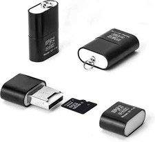 3 Pack Card Reader for Android,Micro SD Card to USB Adapter, TF Card Reader