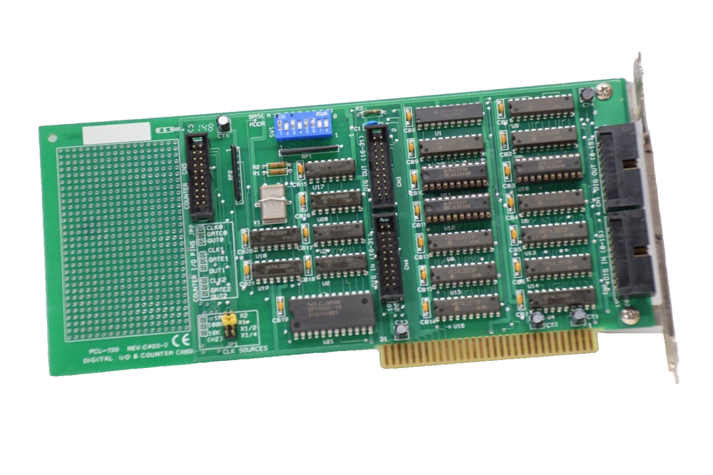 ADVANTECH PCL-720 Rev C 402-2 Digital I/O & Counter Circuit Board Card