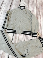 Champion Men 2pc set Lightweight Jacket  Pant Jogger NWT Sz Medium Gray B3 