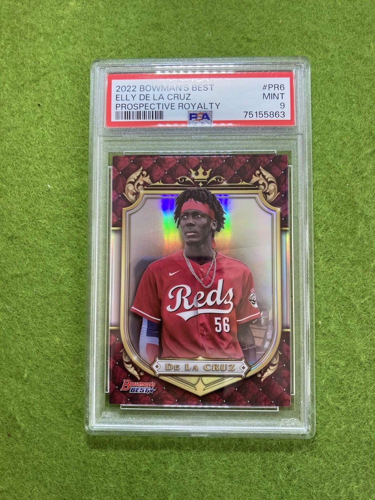 Elly De La Cruz REFRACTOR ROOKIE CARD PSA 9 RC 2022 Bowman's Best MAKE AN OFFER view 5