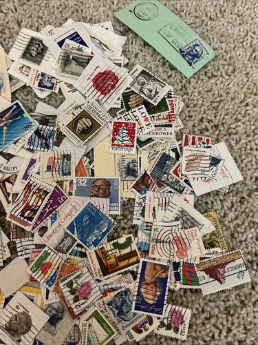 Vintage lot of US stamps collection with postal marks - Picture 4 of 4