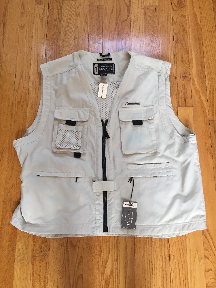 NWT Eddie Bauer Legend Fishing Vest adult X large NWT Eddie Bauer Legend Fishing Vest adult X large best fashion