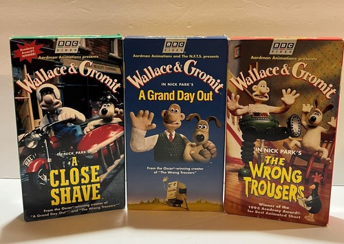 Wallace and Gromit VHS bundle of 3 Great cond RARE HTF VINTAGE - Picture 3 of 7