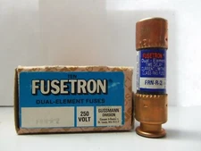 New Lot Bussmann Fusetron FRN-R-2 Amp Fuses Class RK5 NIB