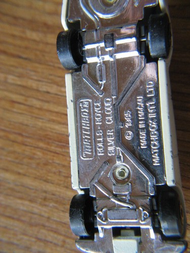 ROLLS - ROYCE SILVER CLOUD Matchbox(R) Made in MACAU 1985 (C) Matchbox INT´L - Bild 5 von 5