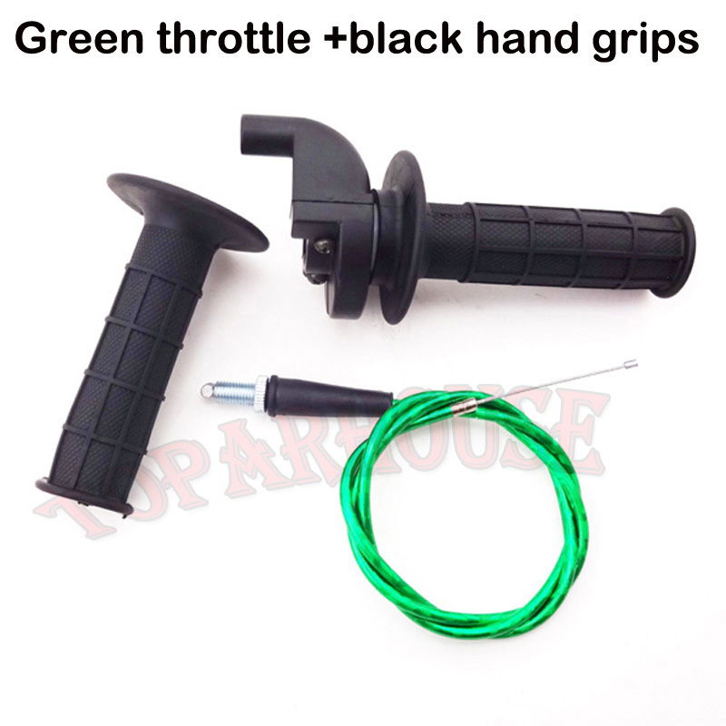 Twist Throttle Cable+Hand Grips For 110cc 125cc 140cc CRF50 SSR - Foto 9