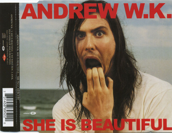 Andrew W.K. – She Is Beautiful CD Single