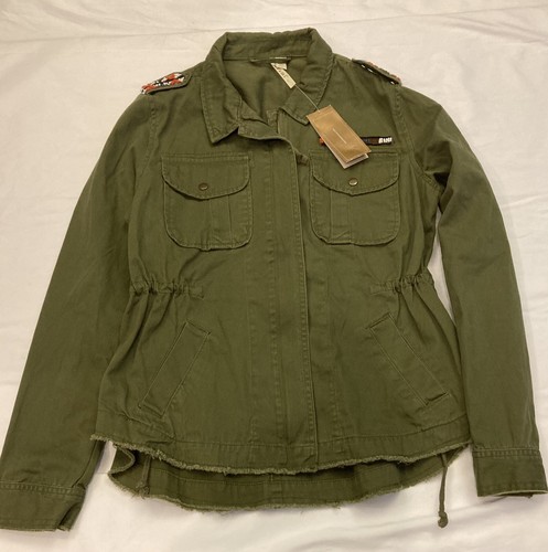 Francesca’s Miami Green Size M Zip Up Jacket NWT