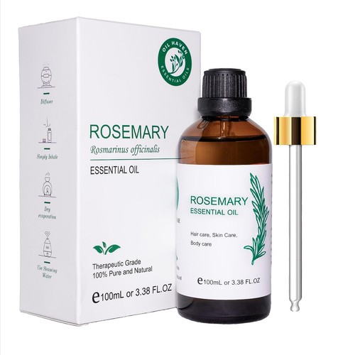 Rosemary Oil - Pure and Natural Premium Quality Oil -For hair 3.38 oz (2 CT)