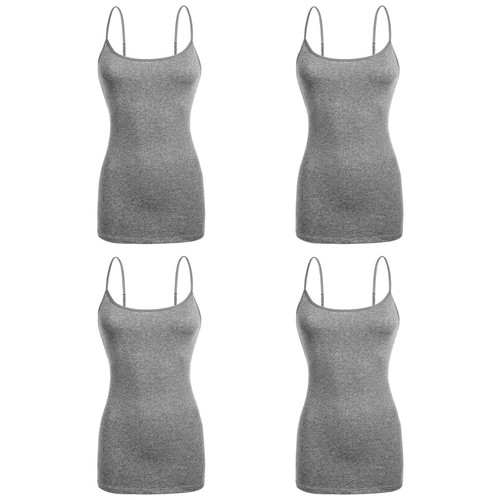 Basic Tunic Cami Top with Spaghetti Strap (Single or Multi-Pack) - Picture 58 of 64