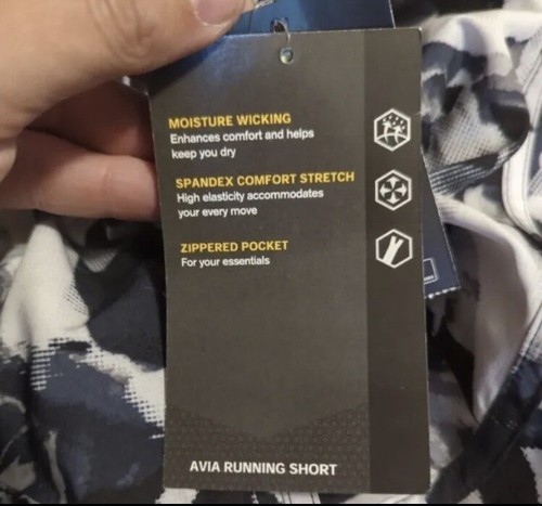 AVIA Women's Breathable Wicking Running Shorts Shadow Floral Camo L (12-14) - Picture 5 of 9