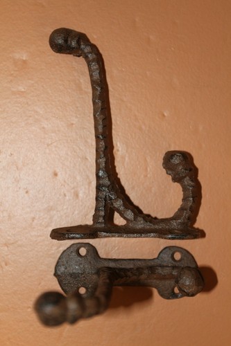 Farmhouse Decor Fathers Day Gift Welcome Plaque / Coat Hooks Set Country Welcome - Picture 10 of 12