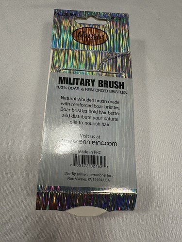 annie medium miltary boar bristles wave brush 2162 - Picture 3 of 3