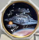 Star Wars Plate SIGNED by George Lucas, Harrison Ford, Alec Guinness & MORE CoA!