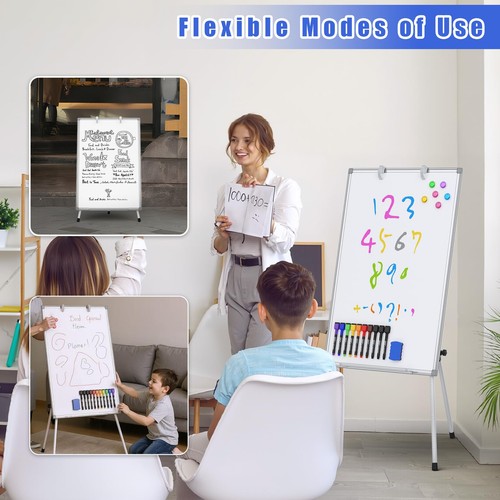 Magnetic Whiteboard Easel Stand Dry Erase 36 x 24 White Board with Height Adj... - Picture 4 of 8