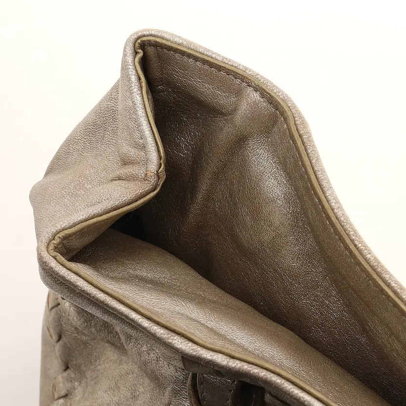 Bottega Veneta Intrecciato Metallic Leather Tote Bag thumbnail 7