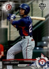 2017 Bowman Topps Holiday #THLT Leody Taveras - BB