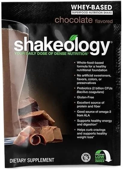 Mezcla de proteína de suero en polvo Shakeology - Batido de proteína superalimento sin gluten con Foto 3 de 4