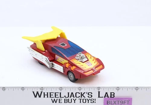 Hot Rod Vintage 1986 G1 Transformers Hasbro Action Figure MISSING TIRE