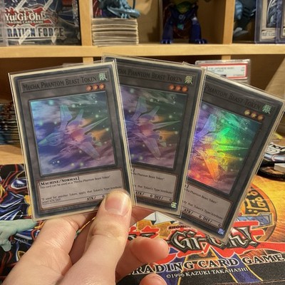 3x Mecha Phantomungeheuer Token V1 OP09-DE026 Super Rare YuGiOh Karte NM Playset