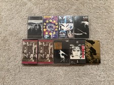 Lot of 9 U2 Cassettes War Joshua Tree Zooropia Unforgettable Fire Rattle and Hum