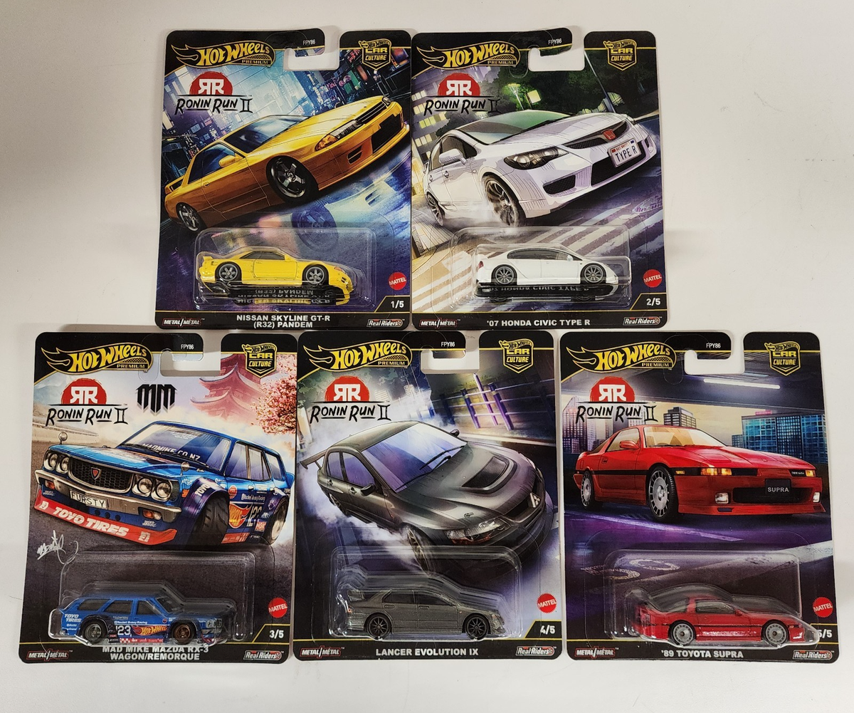 Ronin Run 2 * 5 Car Set * 2025 Hot Wheels Car Culture RONIN RUN 2