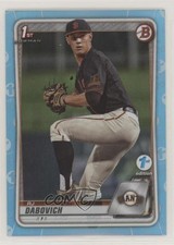 2020 Bowman Draft 1st Edition Sky Blue Foil RJ Dabovich #BD-148 fm0