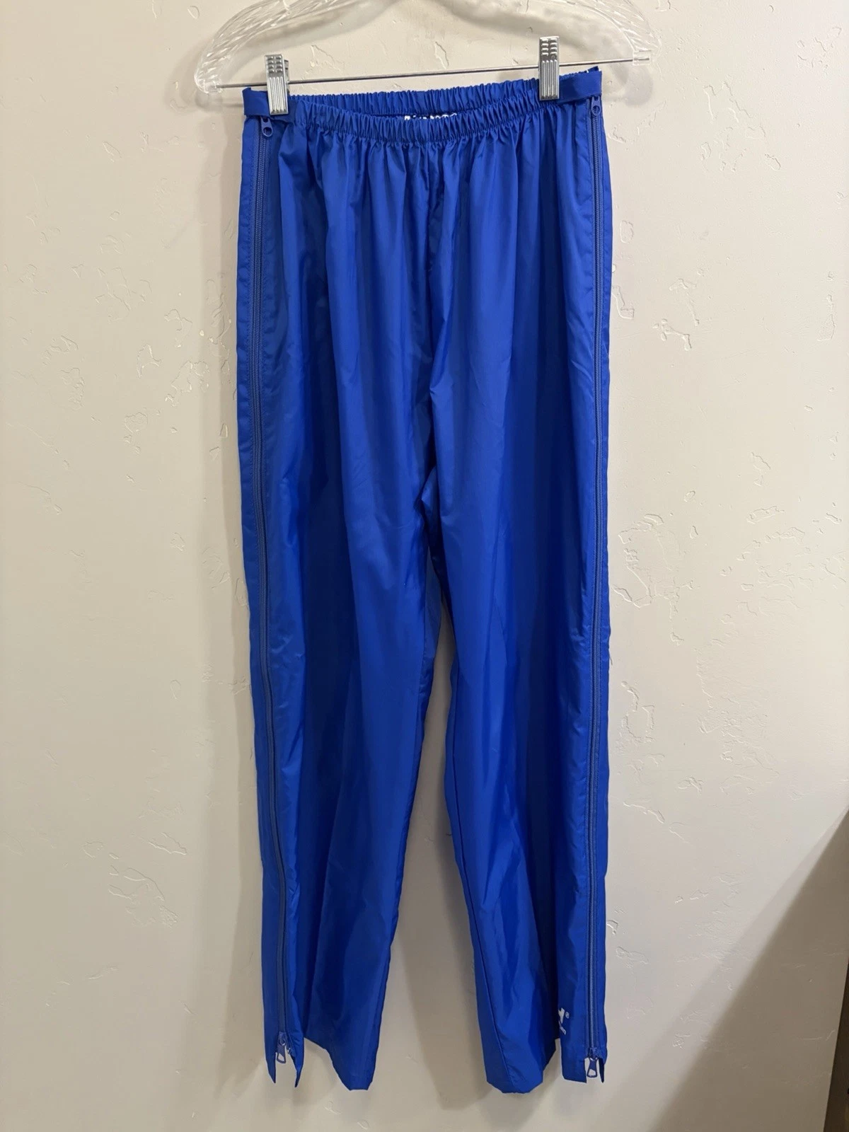 Helly Hansen Women’s Size Small Blue Nylon Full Side Zip Wind Rain Pants
