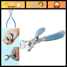 Nylon Jaw Ring Bending Pliers for Jewelry Making - Metal Tool Kit with PVC Handl