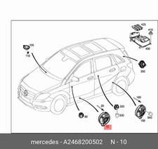 Mercedes-Benz Lautsprecher B-Klasse W246 A2468200502 Original Neu