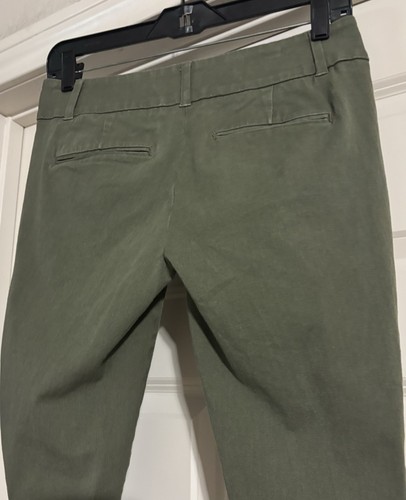 LOFT Outlet Modern Skinny Ankle Gr. O olivgrün gerade Stretch Hose - Bild 7 von 9