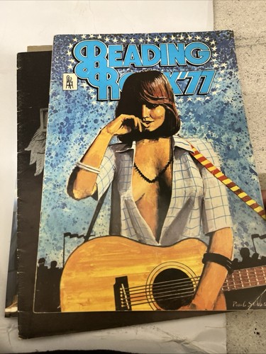 Reading Rock Programme Original Uriah Heep Thin Lizzy Concert Souvenir 1977
