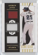 2021 Panini National Treasures Holo Gold 5/25 Andruw Jones #GG-AJ 1b8