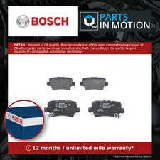 Brake Pads Set fits HONDA CIVIC Mk8 1.8 Rear 05 to 11 R18A2 Bosch 43022SMGE00