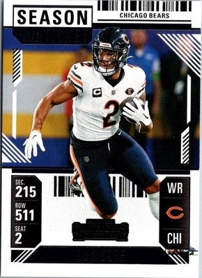 2024 Panini Contenders - Season Ticket D.J. Moore #18 