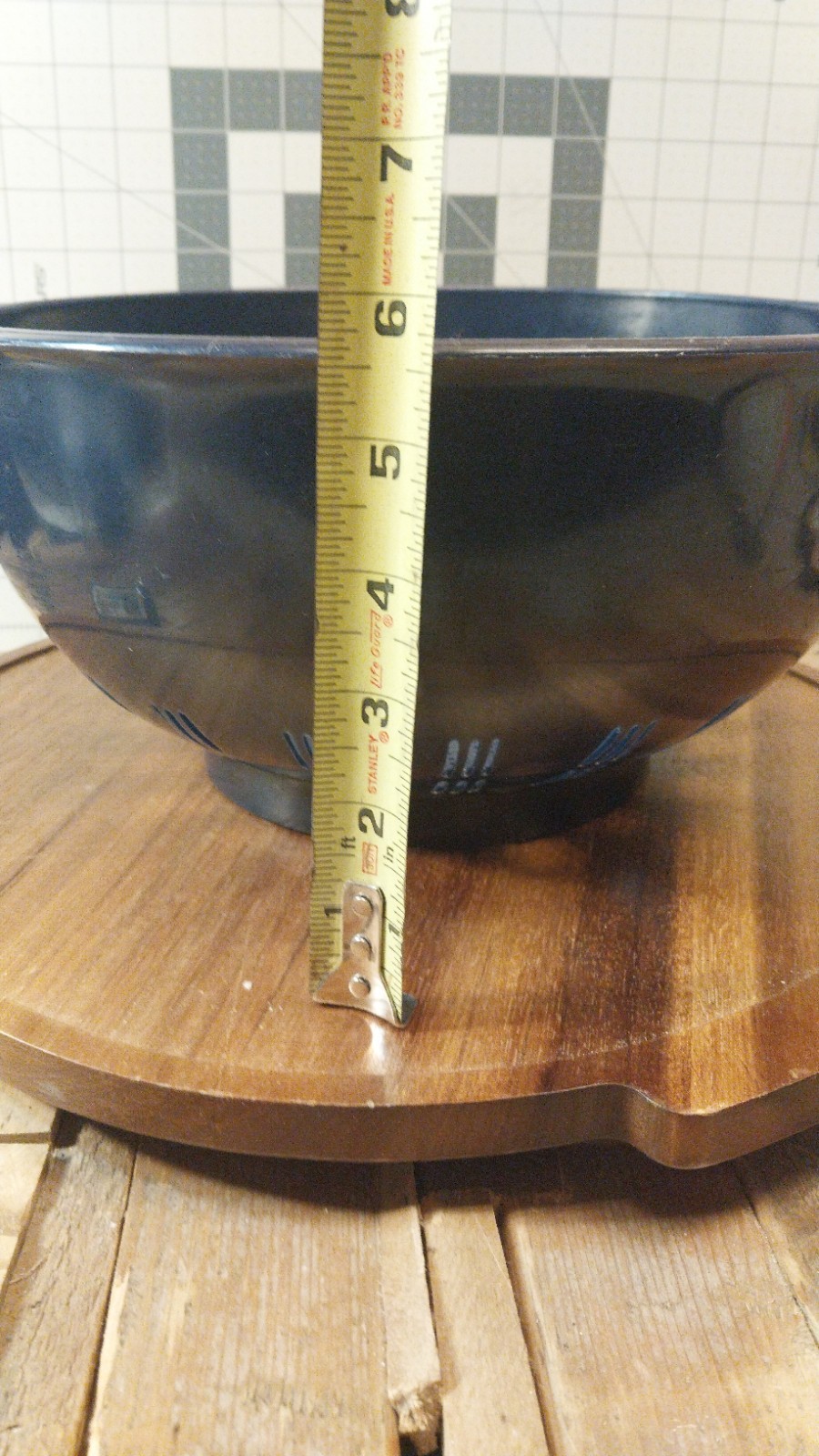 Dansk Blue Plastic Colander