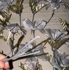Bouquet Small Silver Flowers Lot | Artificial Decorative Wedding Bulk Crafting — photo 9