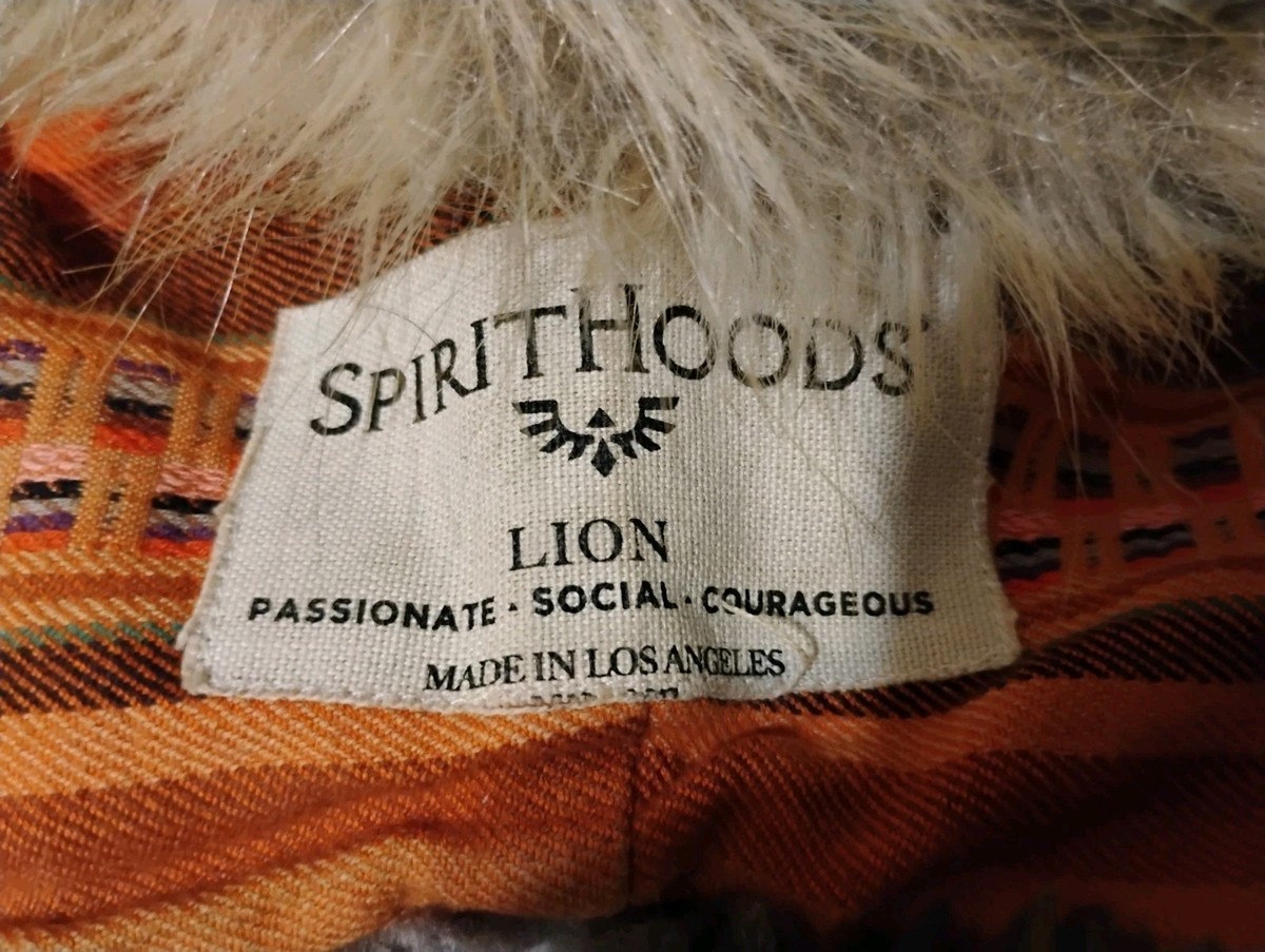SpiritHoods RARE Lion Spirit Hood Rave Hat View 3