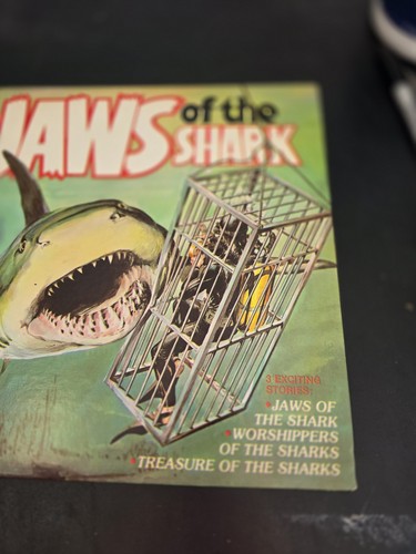 Jaws Of The Shark Vinyl Record 1975 Peter Pan Industries Story Album - Zdjęcie 2 z 6