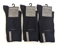 Neu - 6 Paar Camano Herren Socken- Gr. 39-42 - Navy Blau- Ca-Soft-Bund -Business