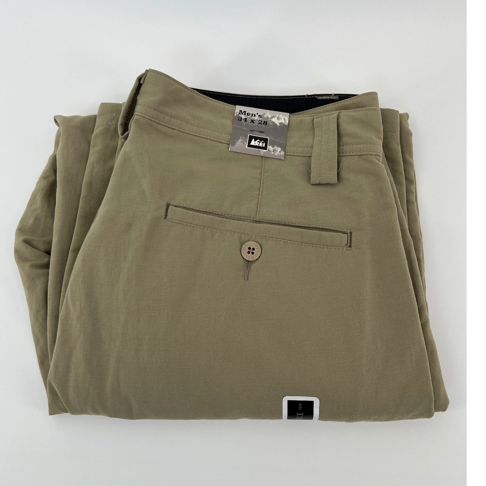 REI Sahara Path Pants Mens 34x28 Tan Khaki Nylon Hiking UPF 50+ Outdoor
Opens in a new window or tab